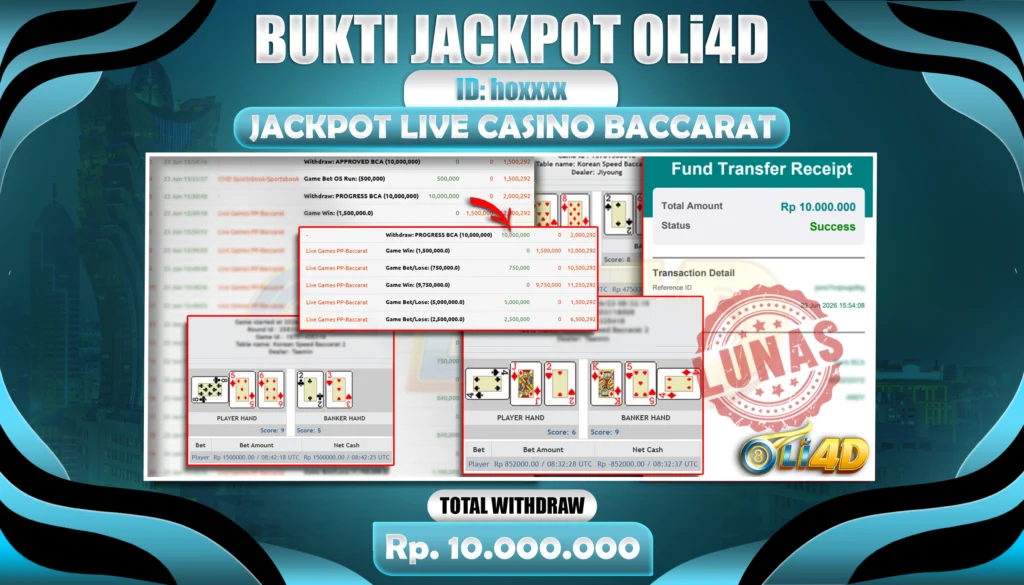 bukti jp 10 juta