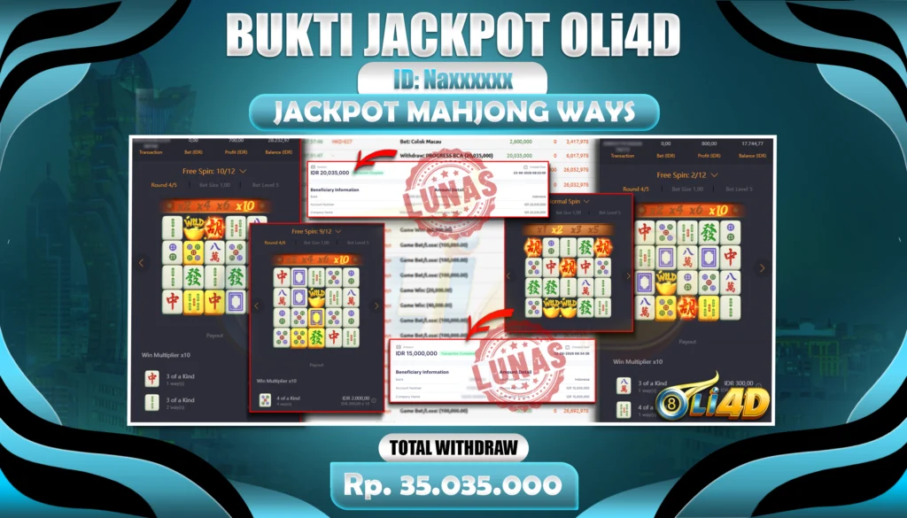 bukti jp 35 juta