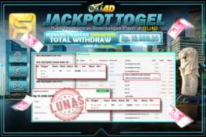 bukti jackpot
