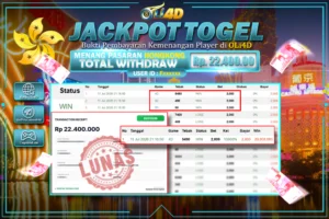 bukti jackpot