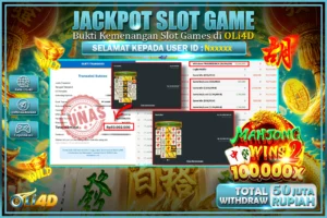 bukti jackpot