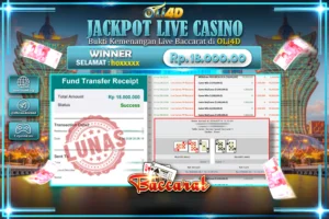 bukti jackpot