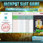 bukti jackpot