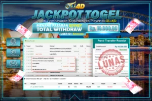 bukti jackpot