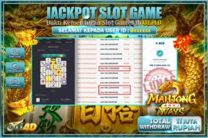 bukti jackpot