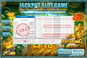 bukti jackpot