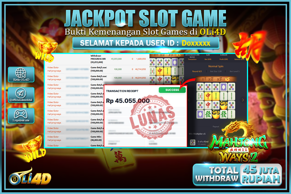 bukti jackpot 7