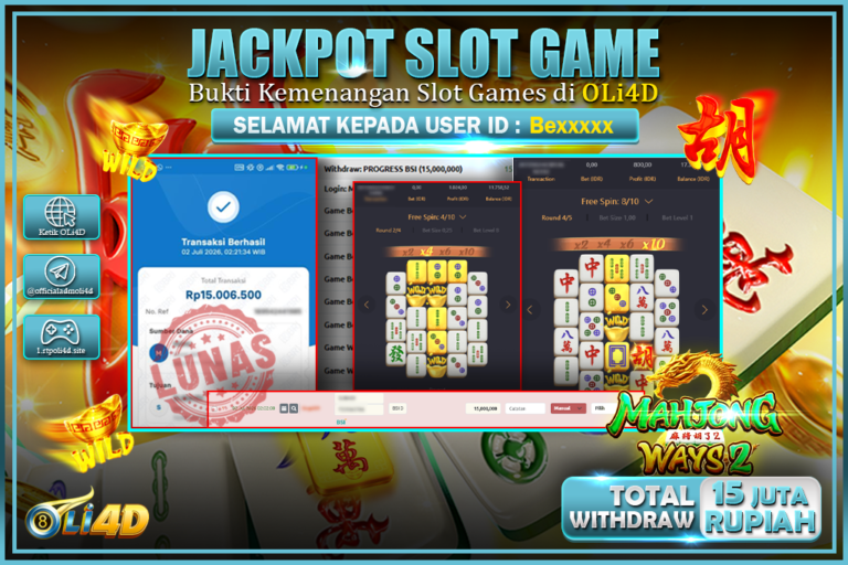 bukti jackpot 8