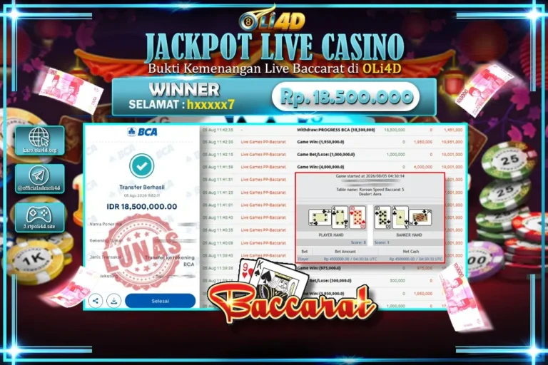 Bukti Jackpot 1