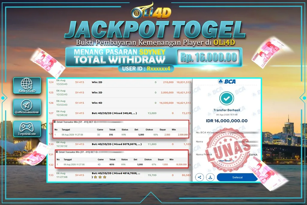 Bukti Jackpot 2