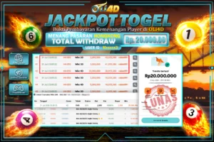 bukti jackpot