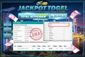 bukti jackpot